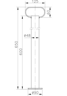 1 Stk. Abstellstütze & Klemmschelle, montiertes Zubehör