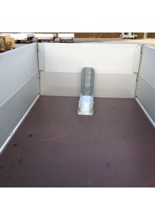 HA 132513 - Humbaur Alu Einachsanhänger, 1.300kg im Set mit Aufsatzwänden, Plane, Querspriegel, Motorradwippe & Abstellstützen
