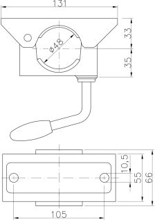 1 Stk. Abstellstütze & Klemmschelle, montiertes Zubehör