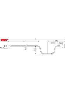Handkurbel HKB SW 19-L660 (Länge: 660mm / Breite: 320mm)