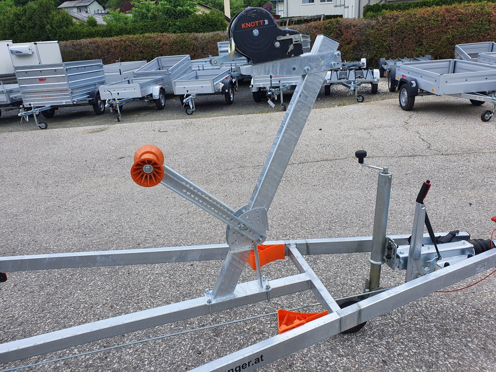Bootsanhänger, Motorbootanhänger HP 1000 BA-R, 1000 kg gebremst