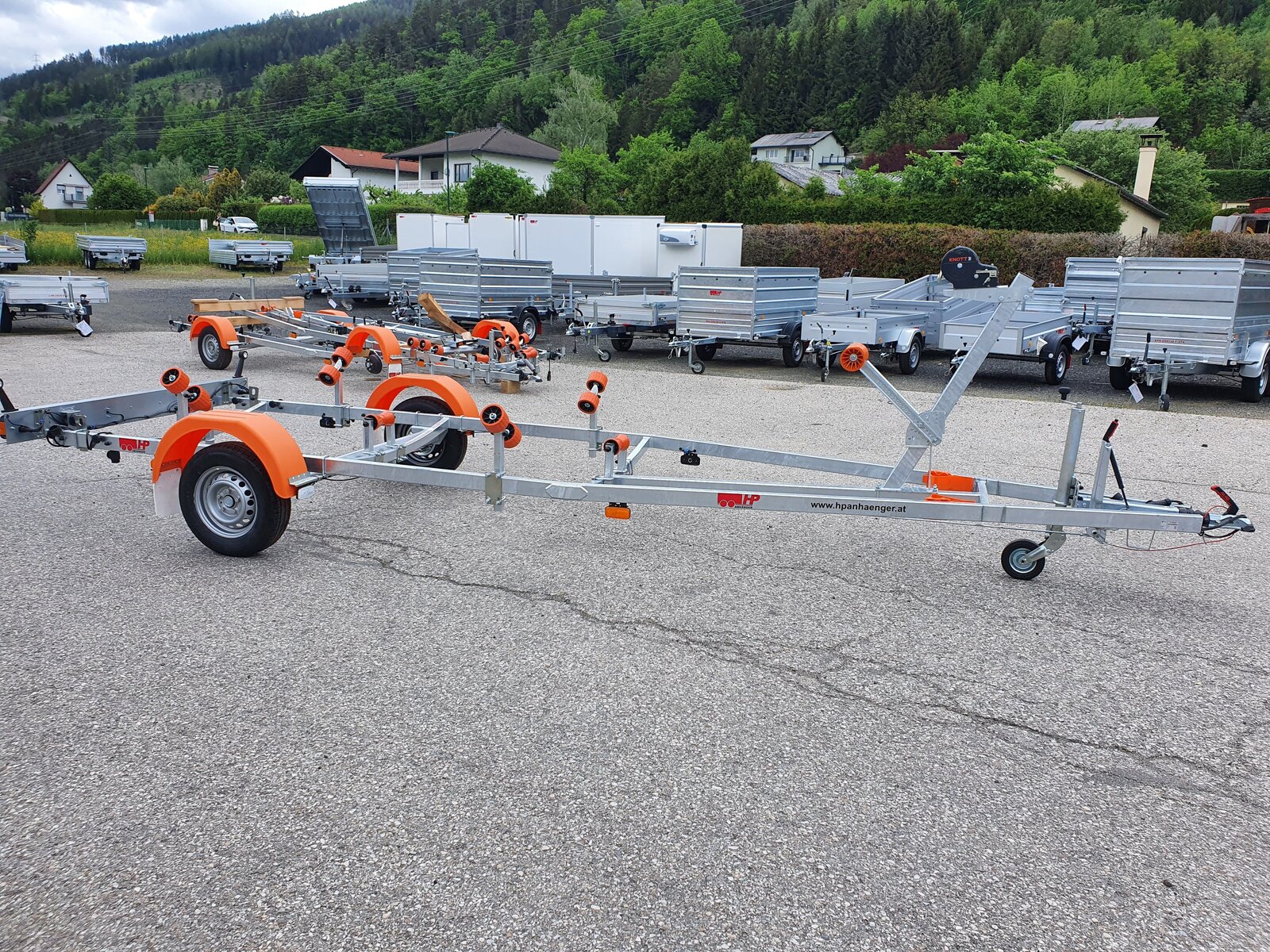 Bootsanhänger, Motorbootanhänger HP 1000 BA-R, 1000 kg gebremst