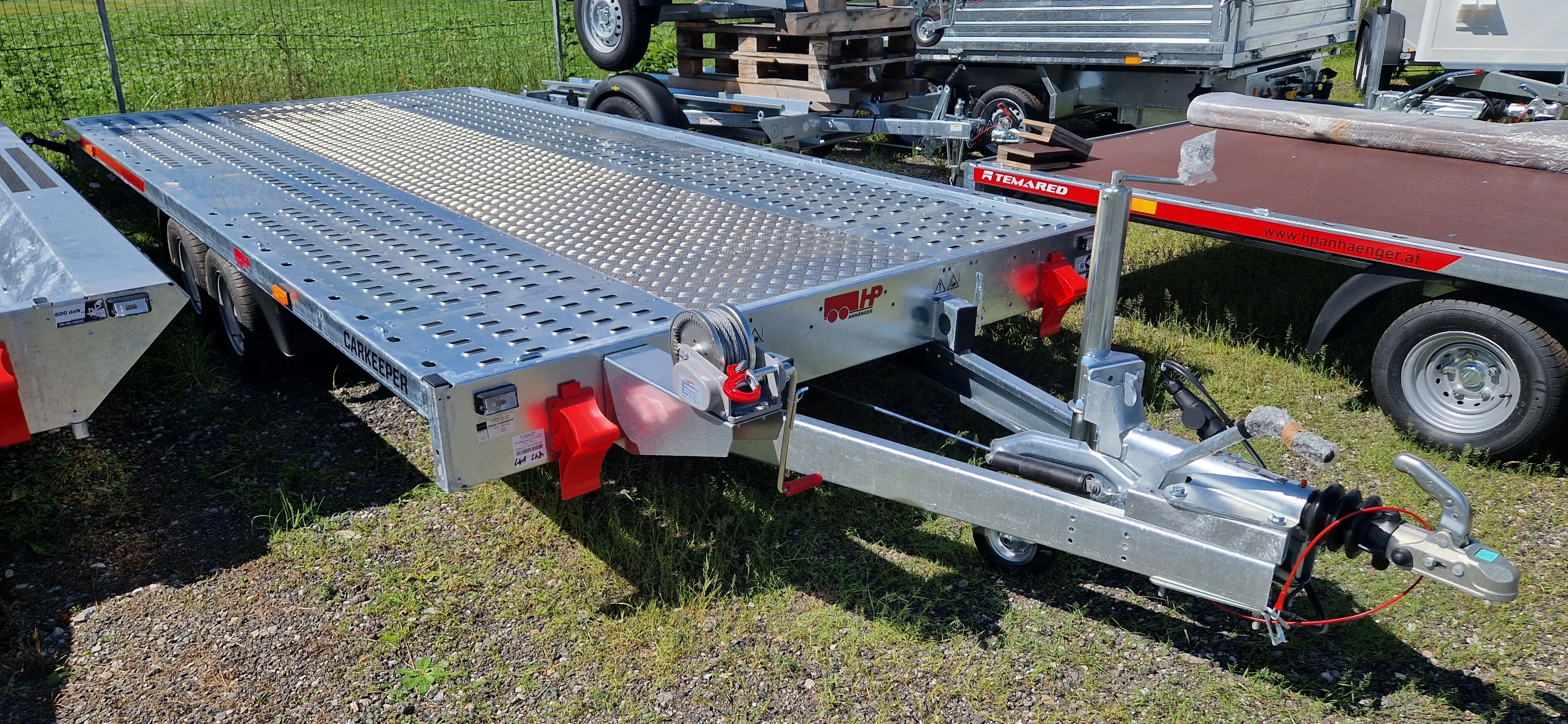 Autotransporter, Fahrzeugtransporter, Plateauanhänger HP 412130 ATPK-BW, 3000 kg, NEUHEIT !! TOP Aktion!! 