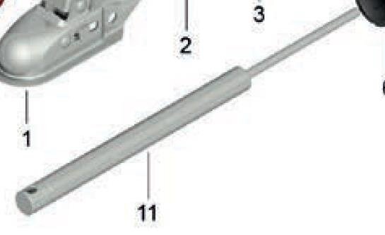 Knott Auflaufdämpfer – Stoßdämpfer Für KF 17, KF 20 (bis 2000 Kg), KR 20, KRV 17/20, KV20HV-A – Gesamtlänge 545 Mm
