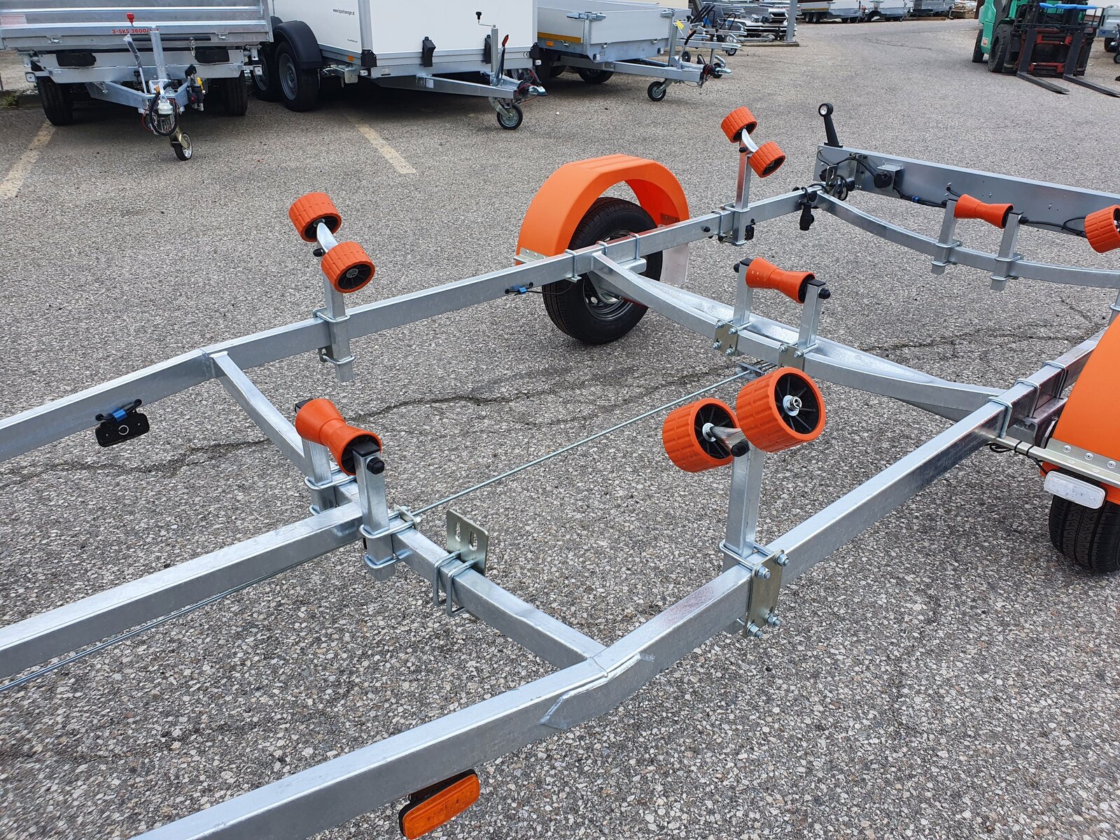 Bootsanhänger, Motorbootanhänger HP 1000 BA-R, 1000 kg gebremst