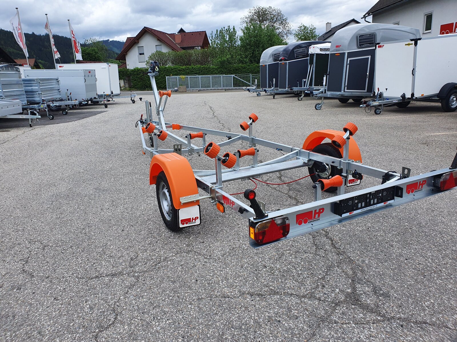 Bootsanhänger, Motorbootanhänger HP 1000 BA-R, 1000 kg gebremst