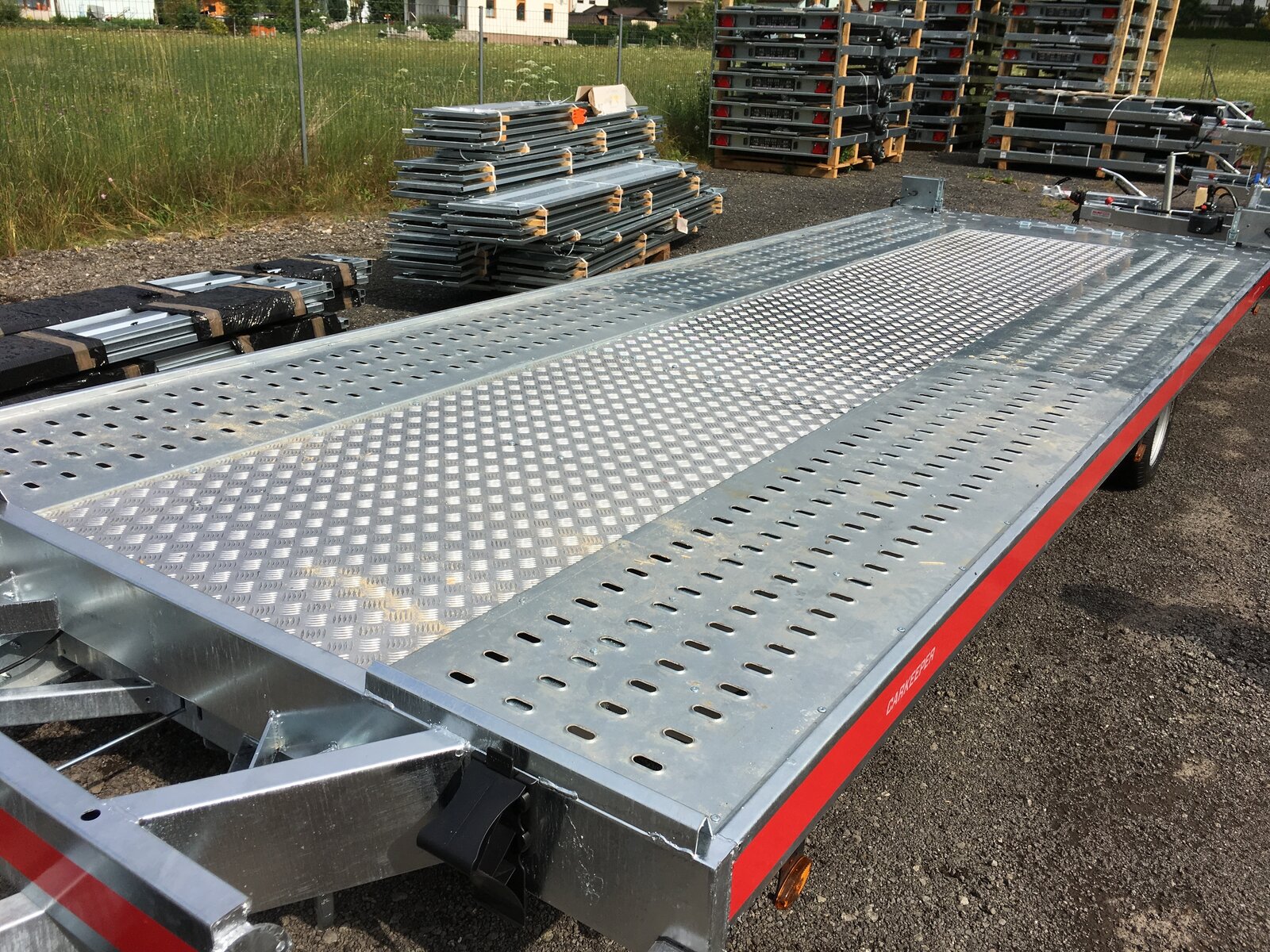 Autotransporter, Fahrzeugtransporter, Autoanhänger HP 502035 ATPK Tridem 3500 kg GG