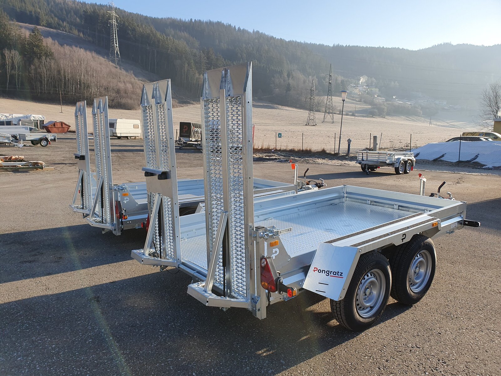Baumaschinenanhänger, Maschinentransporter Pongratz PMT 360/18 T - neuer Baumaschinentransporter