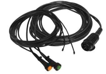 Anschlusskabel Aspöck mit Stecker 13plg. 5m u. 2x3 m Abgang, DC