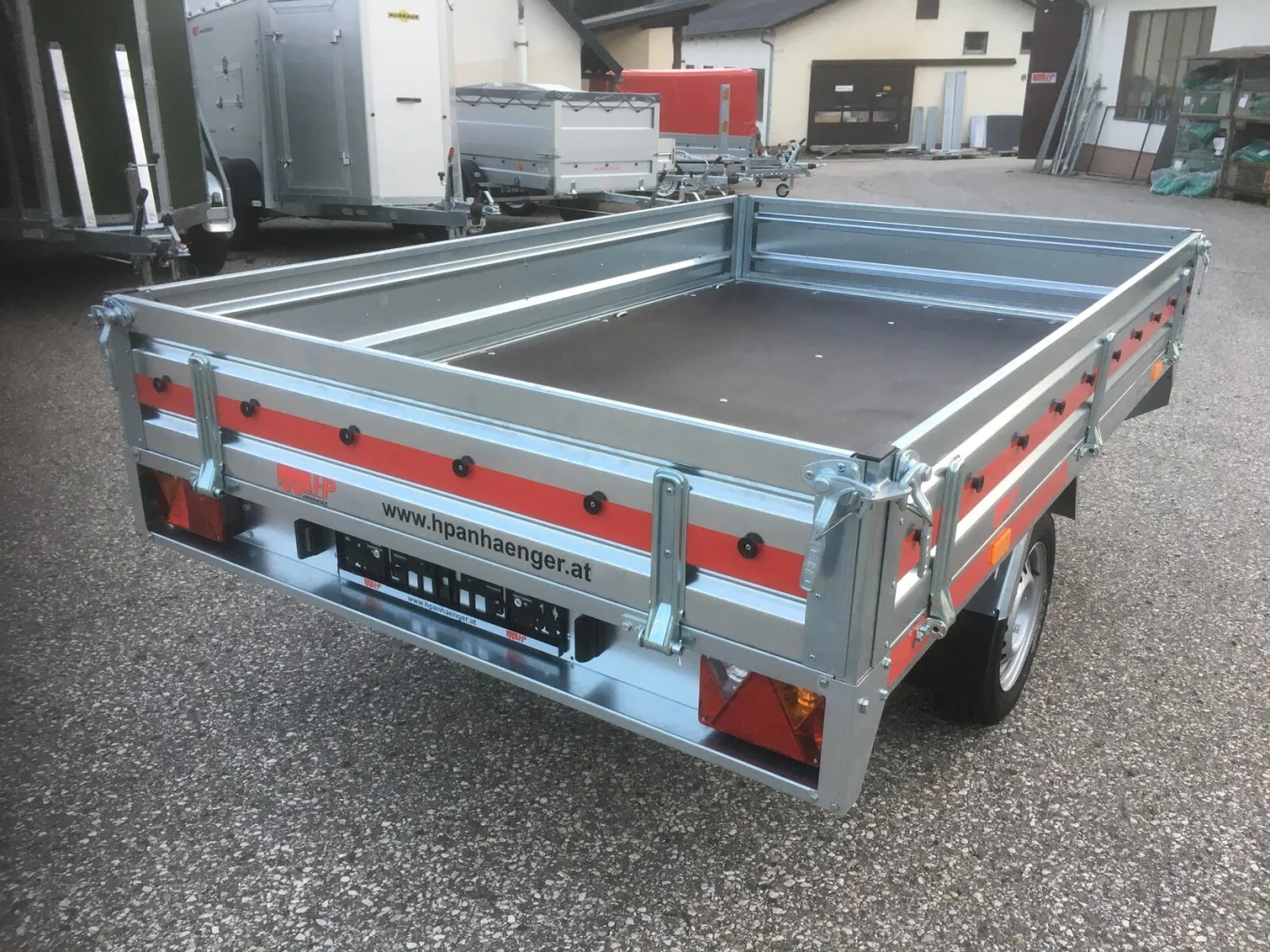 PKW-Anhänger, Hochlader, HP 752515 LH, 750 kg einachs-ungebremst, 2550x1530x300 mm, Autoanhänger