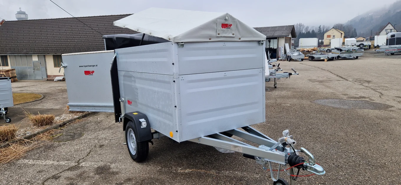 PKW-Anhänger, Autoanhänger, Kleinviehtransporter HP 2012 G-VT, 2020 x 1235 x 1070 mm, 1000 kg gebremst