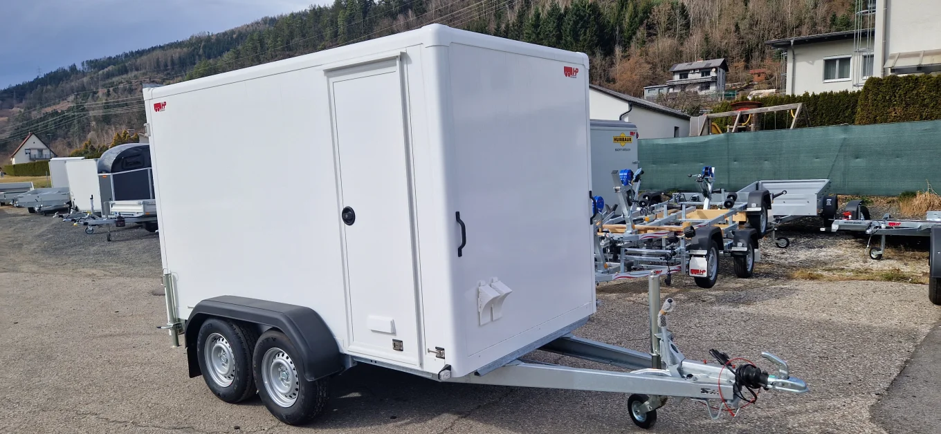 Kofferanhänger, PKW-Anhänger HP 203016-18 HK mit ALU Profil und Sandwichpaneelen 30 mm