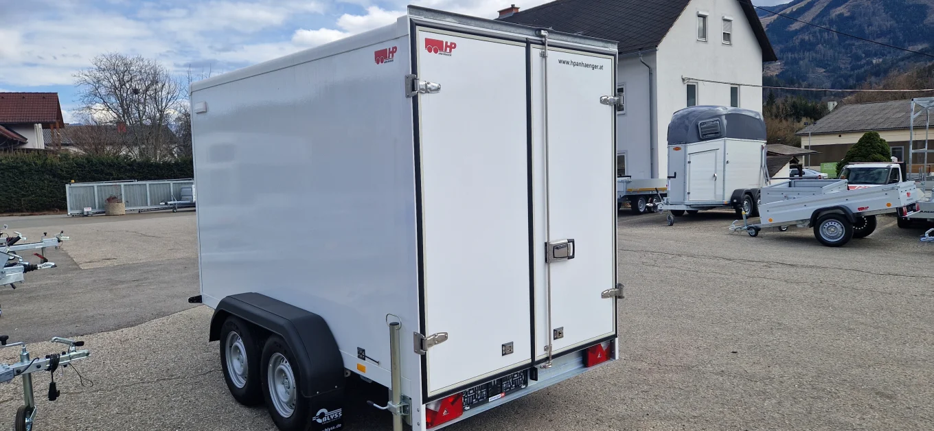 Kofferanhänger, PKW-Anhänger HP 203016-18 HK mit ALU Profil und Sandwichpaneelen 30 mm