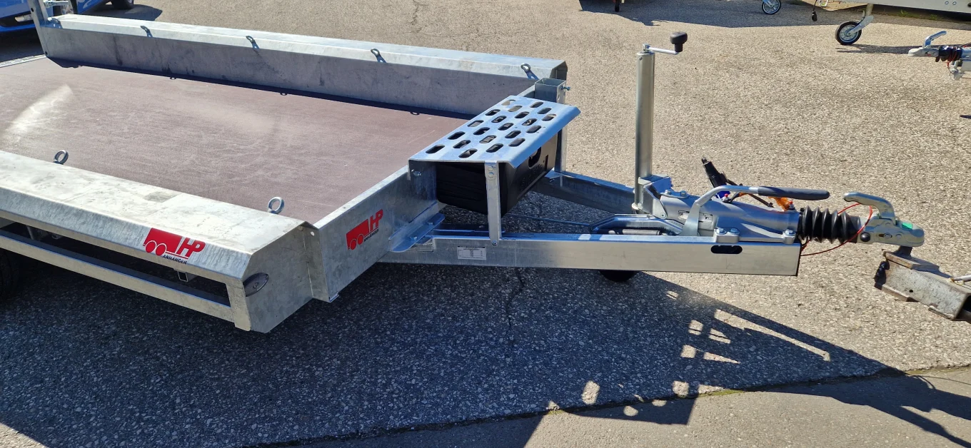Baggeranhänger, Baumaschinenanhänger, Universaltransporter HP 354018/3 Tridem Sondermodell