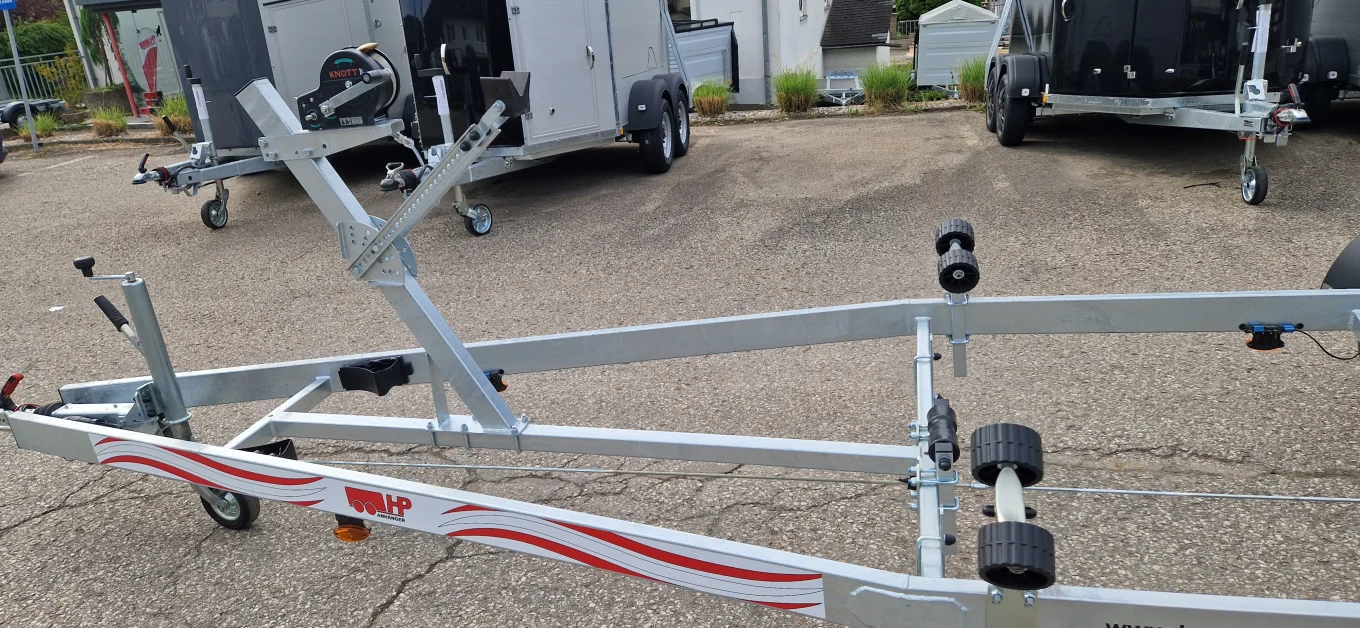 Bootsanhänger, Bootstrailer, Motorbootanhänger HP 2000 BA-R für Bootslänge bis 7,2 m