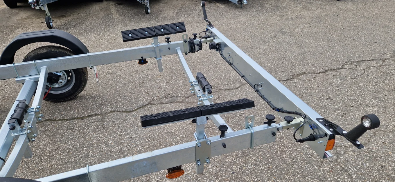 Bootsanhänger, Bootstrailer, Motorbootanhänger HP 2000 BA-R für Bootslänge bis 7,2 m