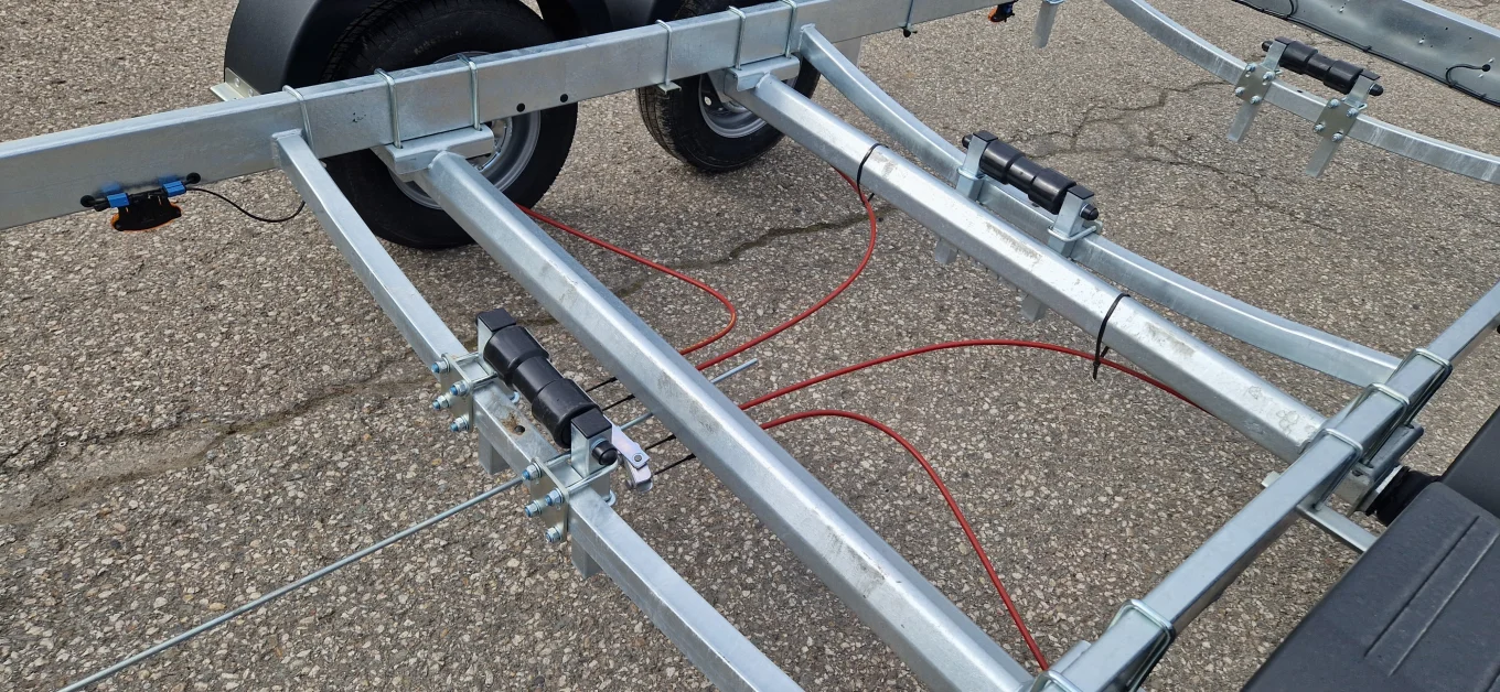 Bootsanhänger, Bootstrailer, Motorbootanhänger HP 2000 BA-R für Bootslänge bis 7,2 m