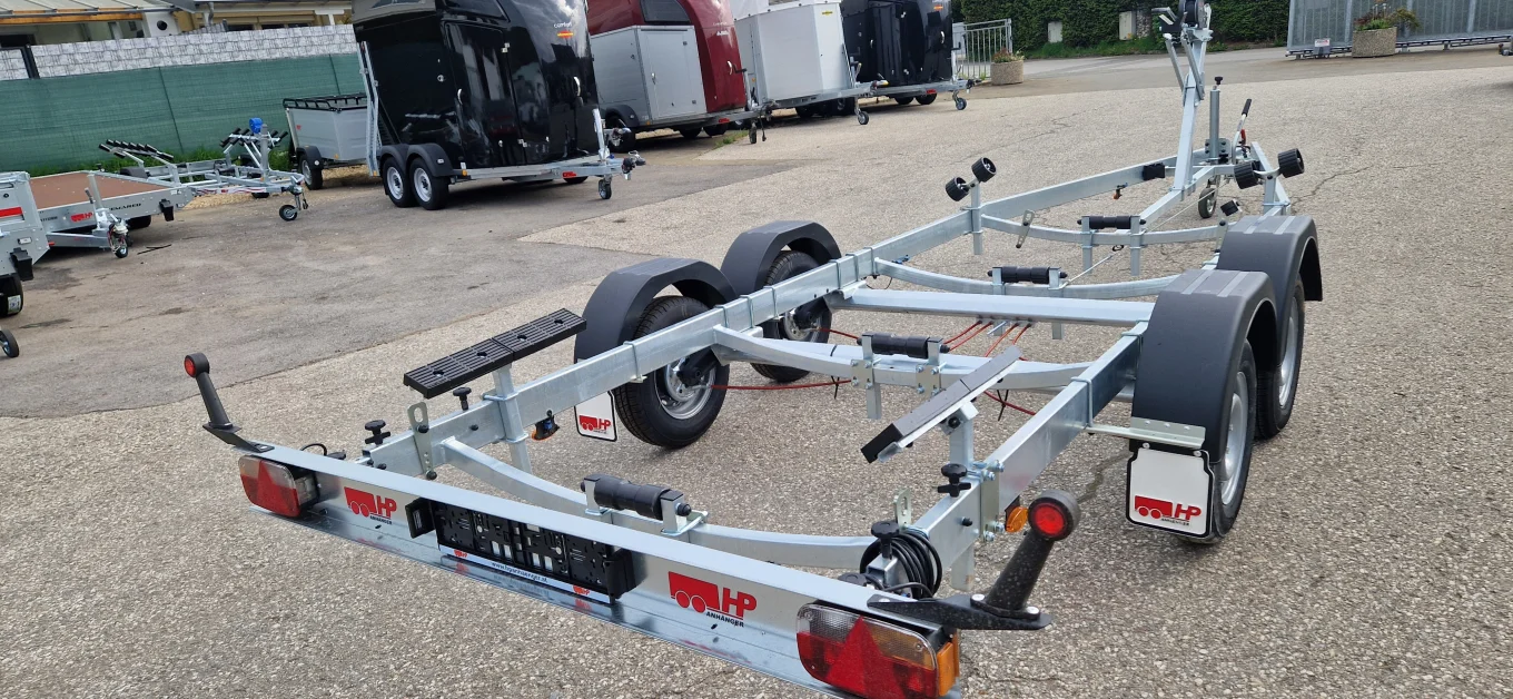 Bootsanhänger, Bootstrailer, Motorbootanhänger HP 3000 BA-R für Bootslänge bis 9 m