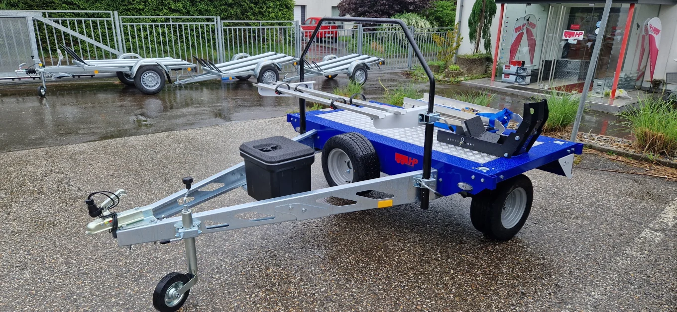Motorradanhänger, Moto-Bike Anhänger HP 2000 für Querverladung