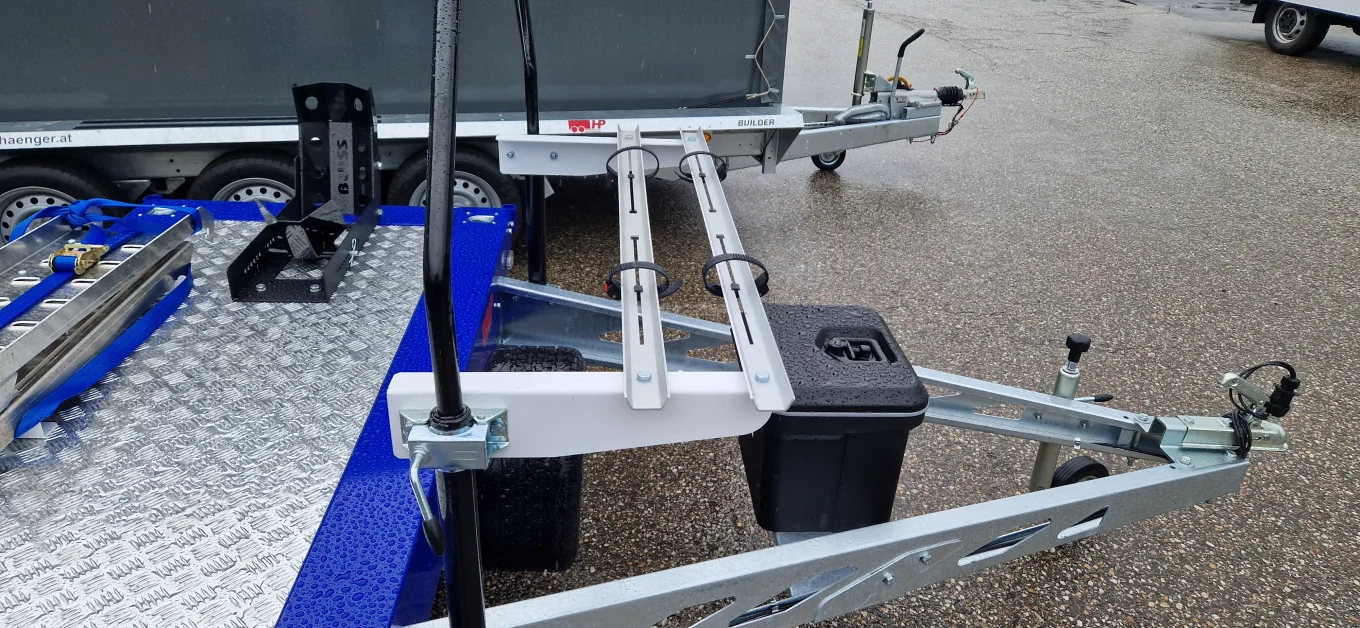 Motorradanhänger, Moto-Bike Anhänger HP 2000 für Querverladung