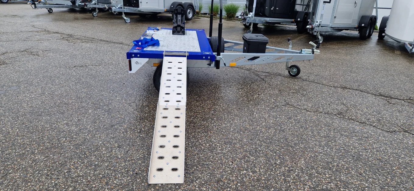 Motorradanhänger, Moto-Bike Anhänger HP 2000 für Querverladung