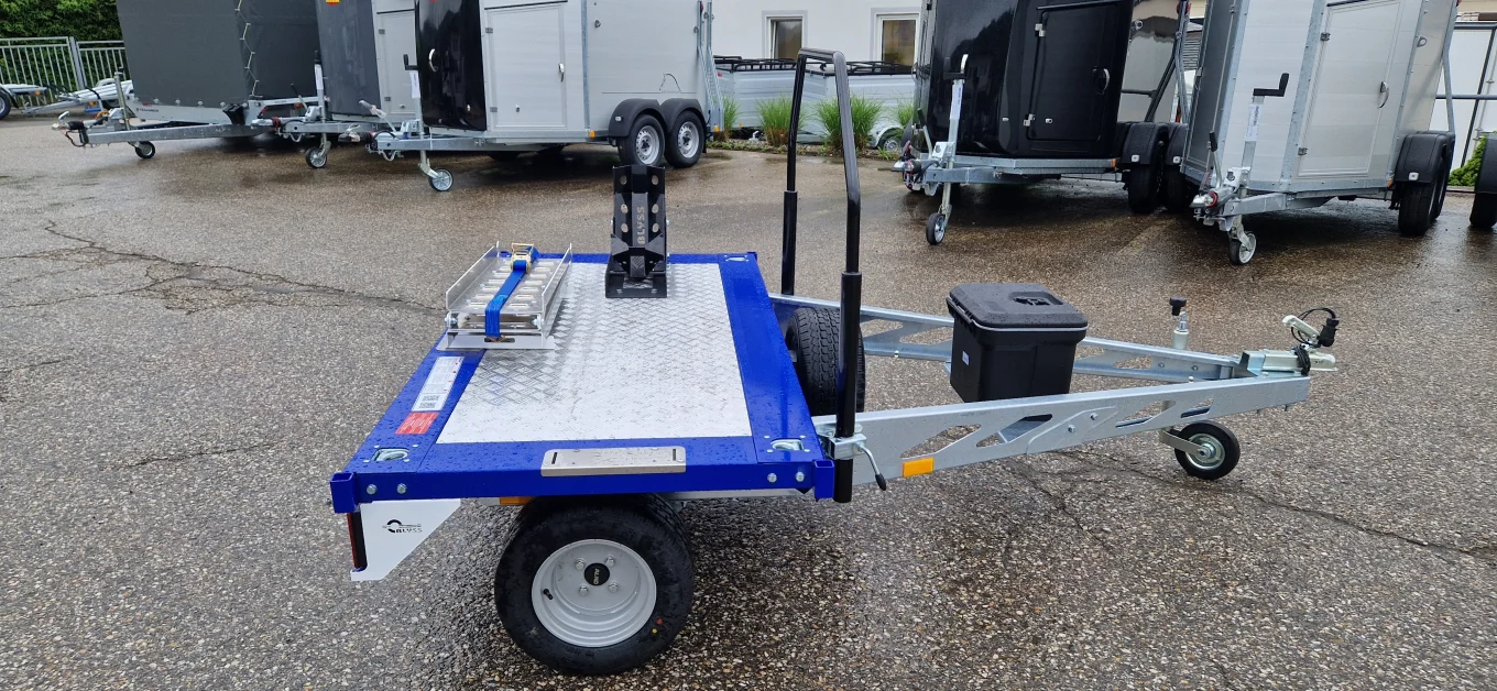 Motorradanhänger, Moto-Bike Anhänger HP 2000 für Querverladung