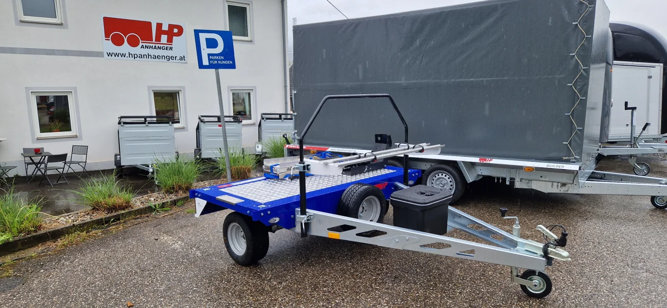 Motorradanhänger, Moto-Bike Anhänger HP 2000 für Querverladung