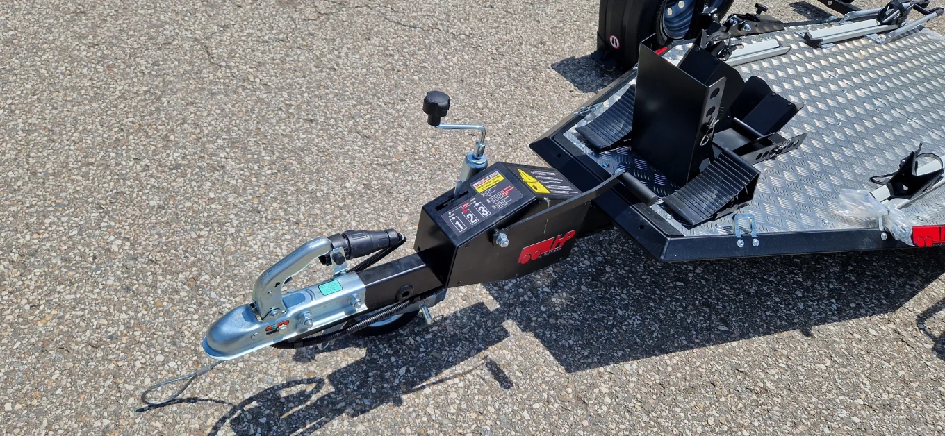 Motorradanhänger Lorries MT1, HP 240 UK, 750 kg ungebremst, über Seilzug absenkbar"