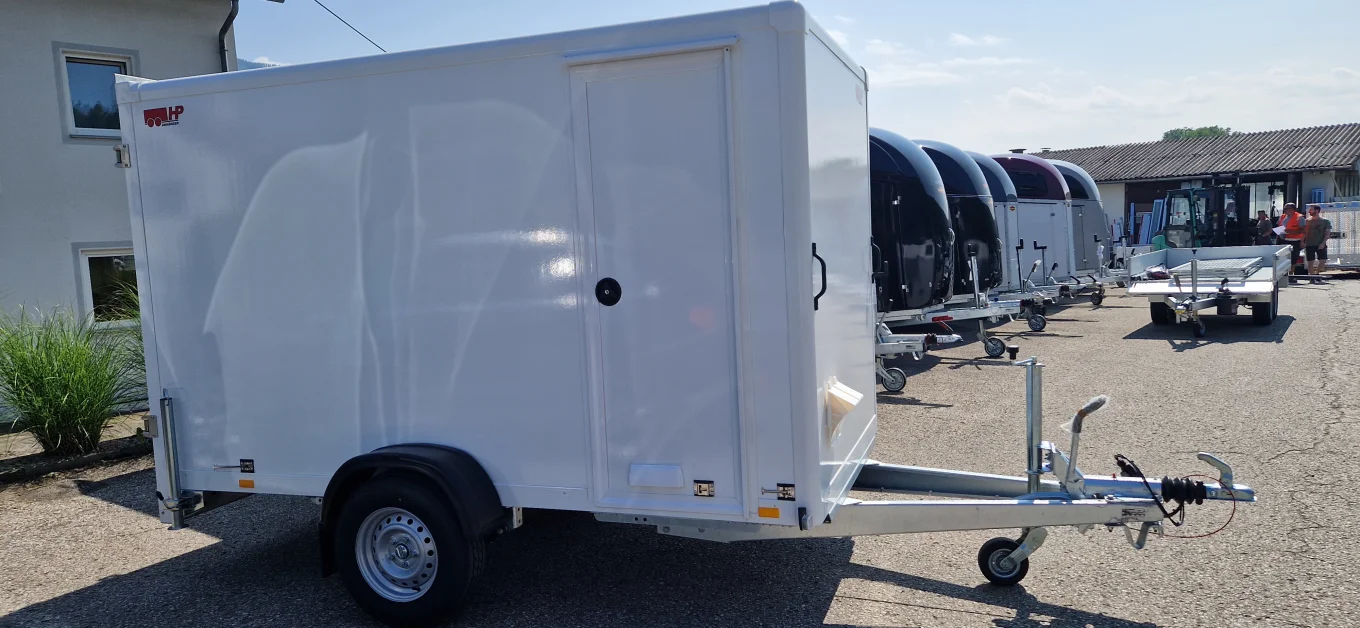 Kofferanhänger, PKW-Anhänger HP 132615-15HK, Sandwich, 2620x1500x1500mm, 1300 kg gebremst