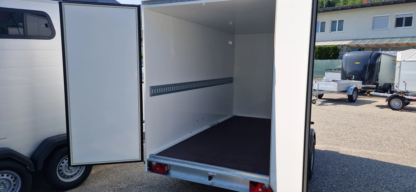 Kofferanhänger, PKW-Anhänger HP 132615-15HK, Sandwich, 2620x1500x1500mm, 1300 kg gebremst