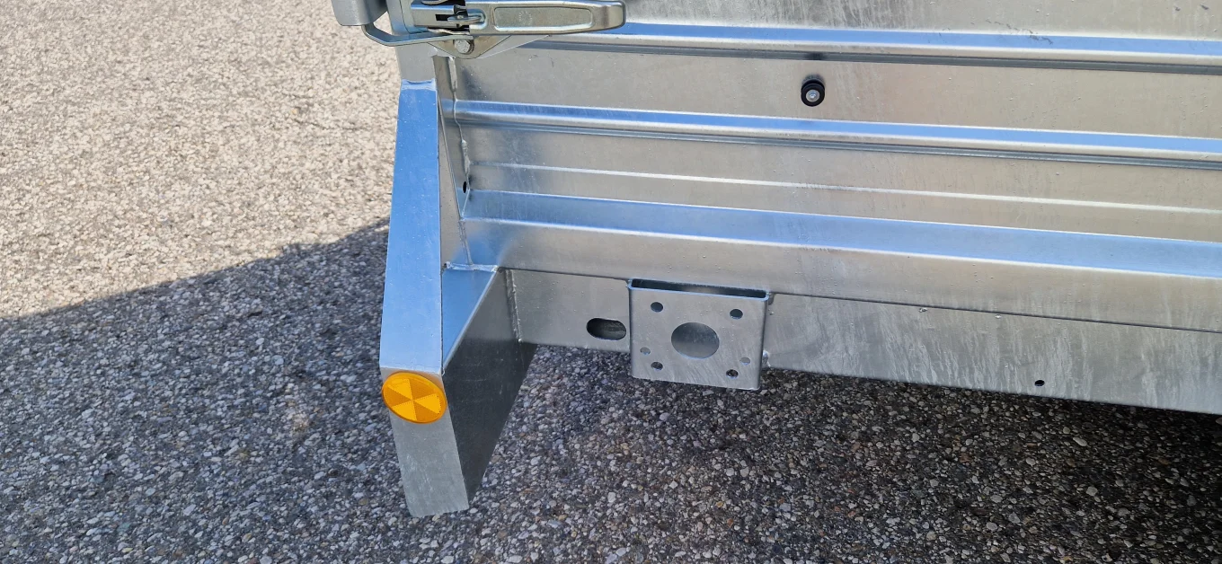 PKW-Anhänger, Autoanhänger HP 250/12 G im Set, ganzstahl-feuerverzinkt, 1300 kg GG