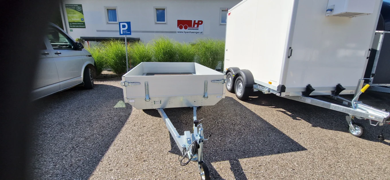 PKW-Anhänger, Hochlader, Eduard 2514 U, 2510 x 1450 x 300 mm, 750 kg ungebremst