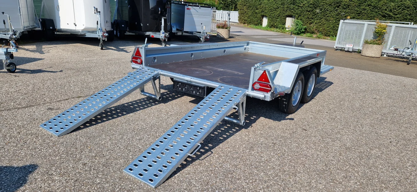 Baumaschinenanhänger, Baggeranhänger, Maschinentransporter HP 353318 T, 3500 kg