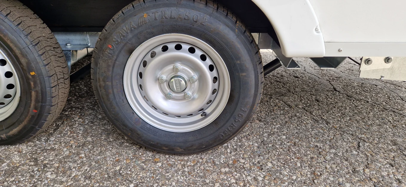 Verkaufsanhänger, PKW-Anhänger, Kofferanhänger HP 204022 VK, 2000 kg Tandem gebremst