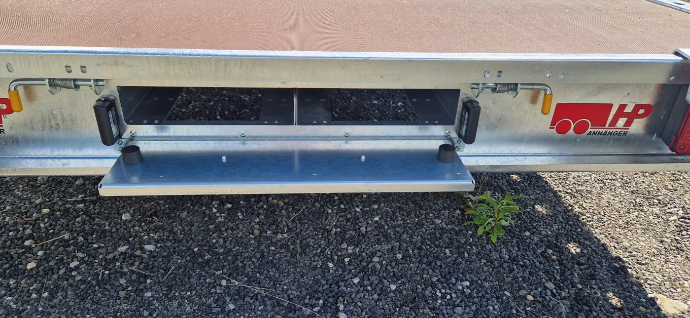 Autotransporter, Plateauanhänger - PKW-Anhänger HP 412130 ATPK, Fahrzeug u.- Universalanhänger mit geschlossenem Plateau-kippbar