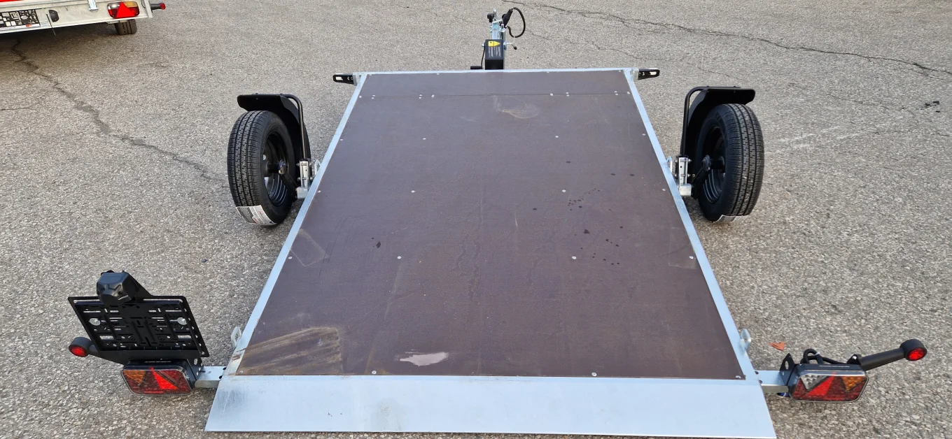 PKW-Anhänger, Autoanhänger, Universaltransporter HP 752617 UK, Absenkanhänger über Handkurbel