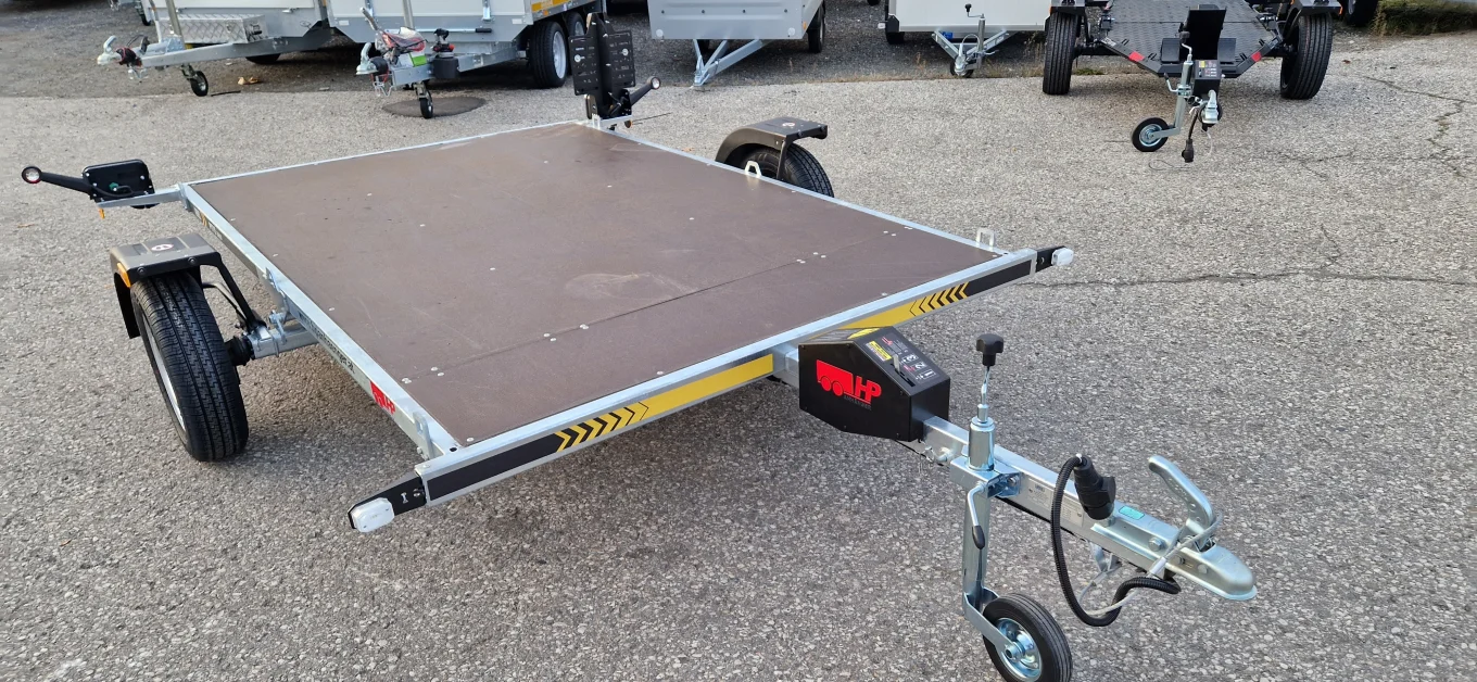 PKW-Anhänger, Autoanhänger, Universaltransporter HP 752617 UK, Absenkanhänger über Handkurbel