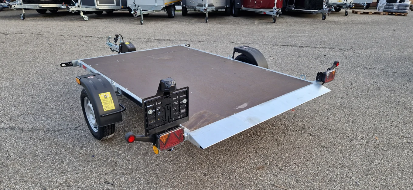 PKW-Anhänger, Autoanhänger, Universaltransporter HP 752617 UK, Absenkanhänger über Handkurbel