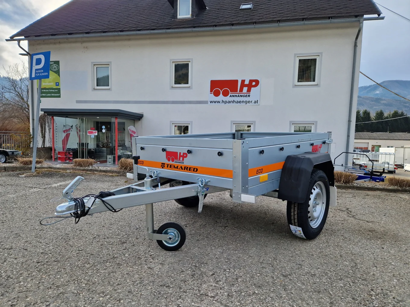 PKW-Anhänger, Autoanhänger HP 150 U, 750 kg ungebremst, 1470 x 1060 x 300 mm