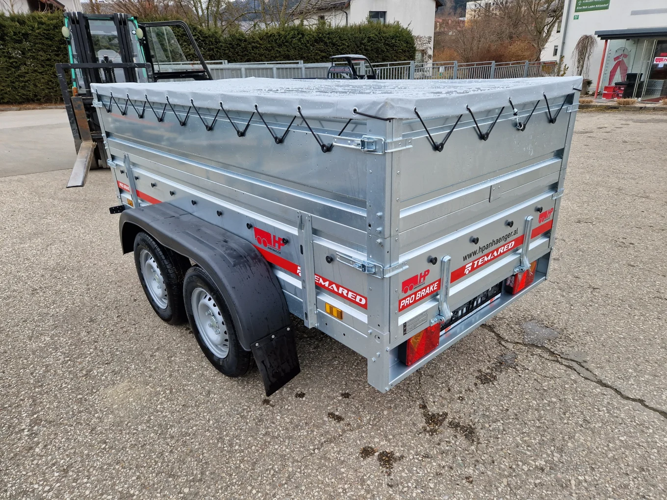 PKW-Anhänger, Autoanhänger, HP 2612 TA20, 2630x1250x800mm, 2000 kg Tandem