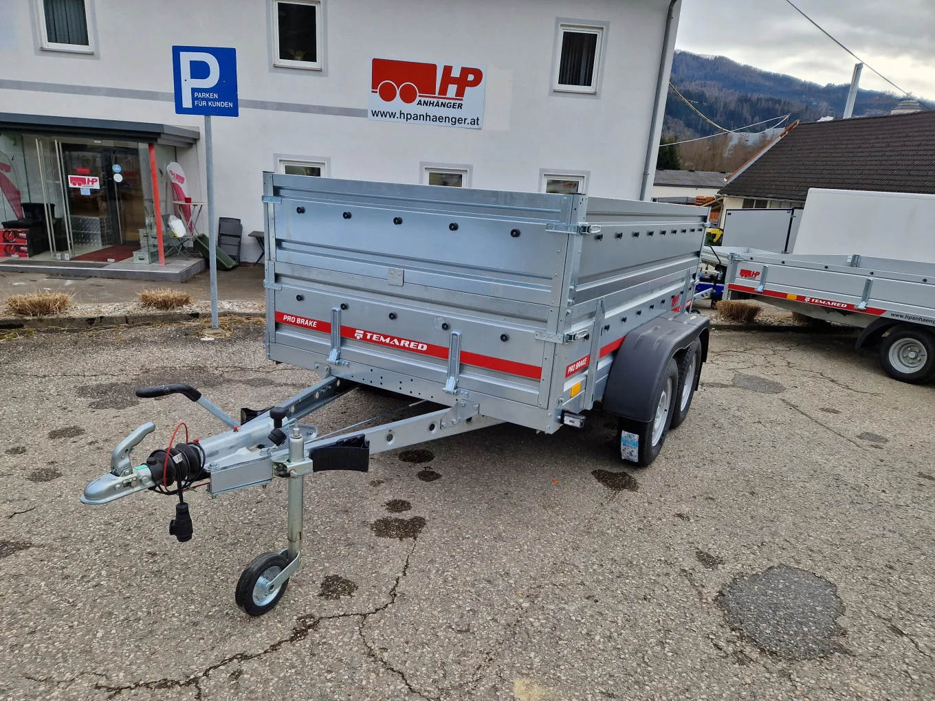 PKW-Anhänger, Autoanhänger, HP 2615 TA20, 2630x1500x800mm, 2000 kg Tandem