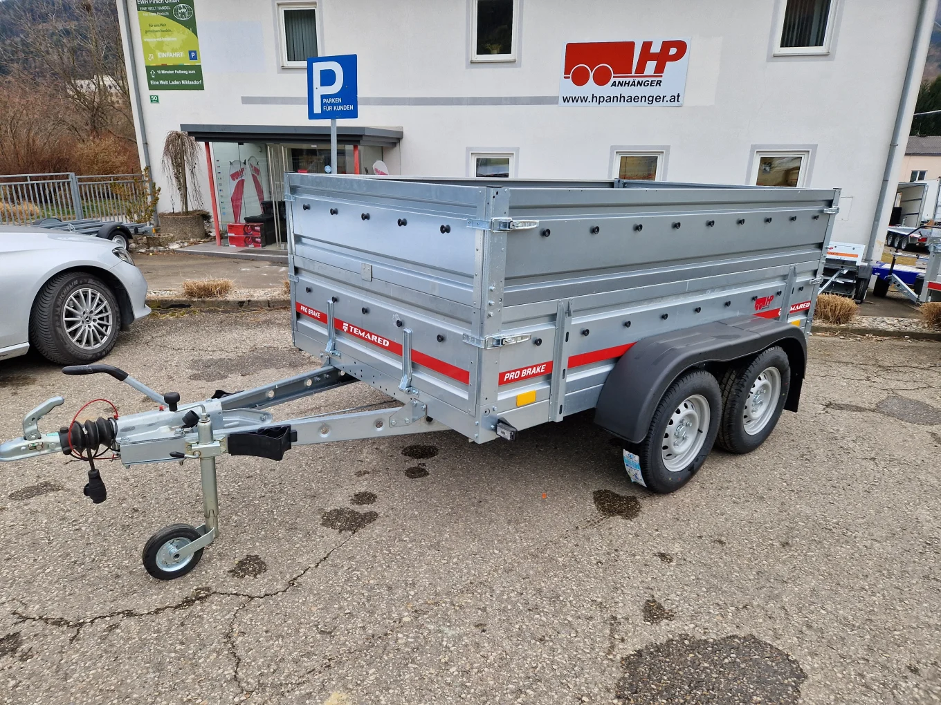 PKW-Anhänger, Autoanhänger, HP 2615 TA20, 2630x1500x800mm, 2000 kg Tandem