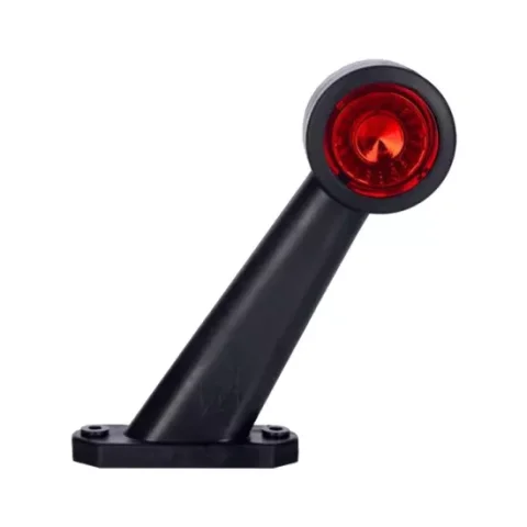 Umrissleuchte schräg rot/weiß links