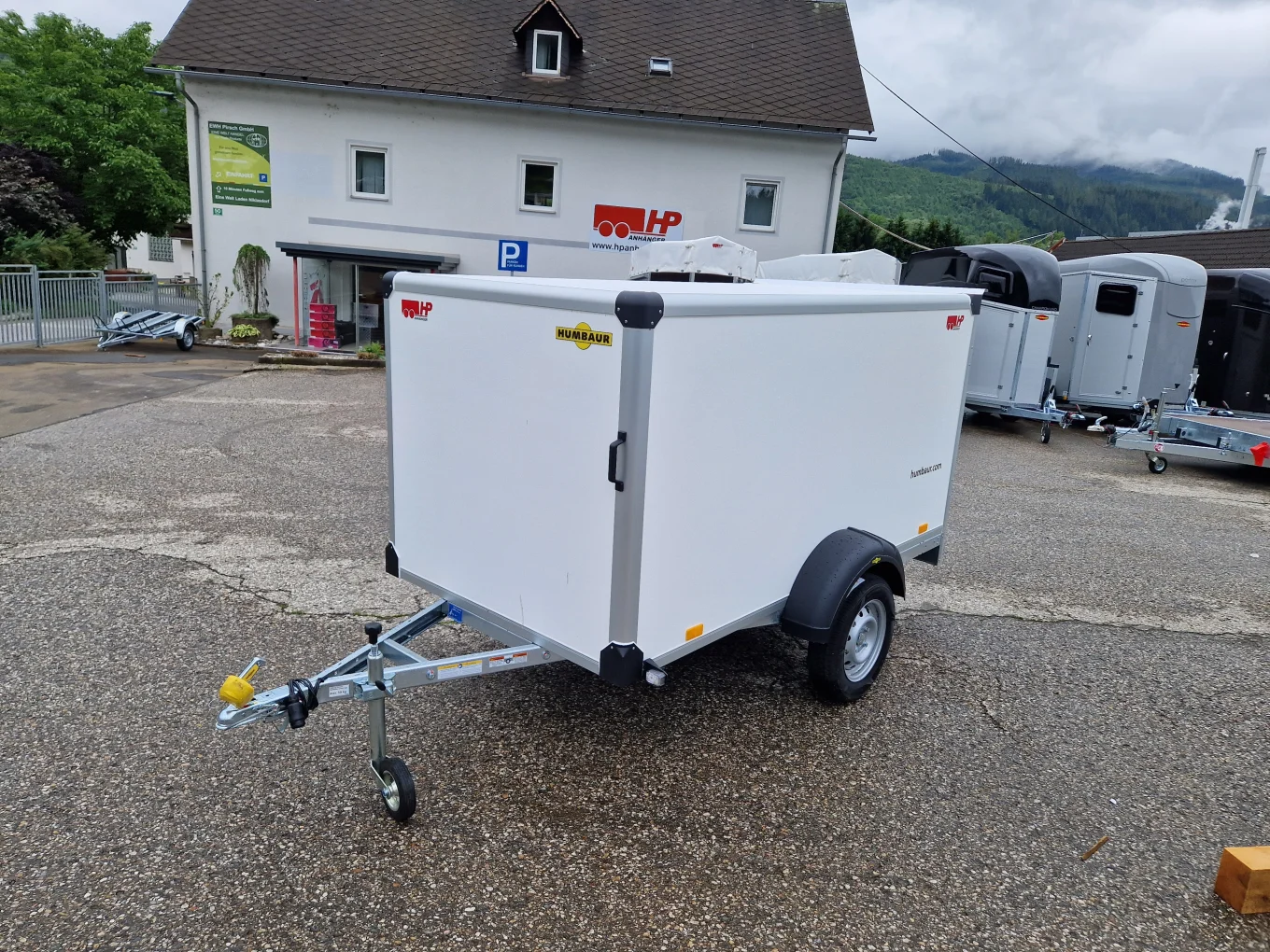 PKW-Anhänger, Kofferanhänger, Humbaur HK 752513-12P ungebremst 750 kg, 2510x1320x1200 mm - Niedrige Bauhöhe