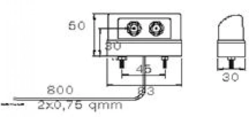 Kennzeichenleuchte Regpoint Small LED