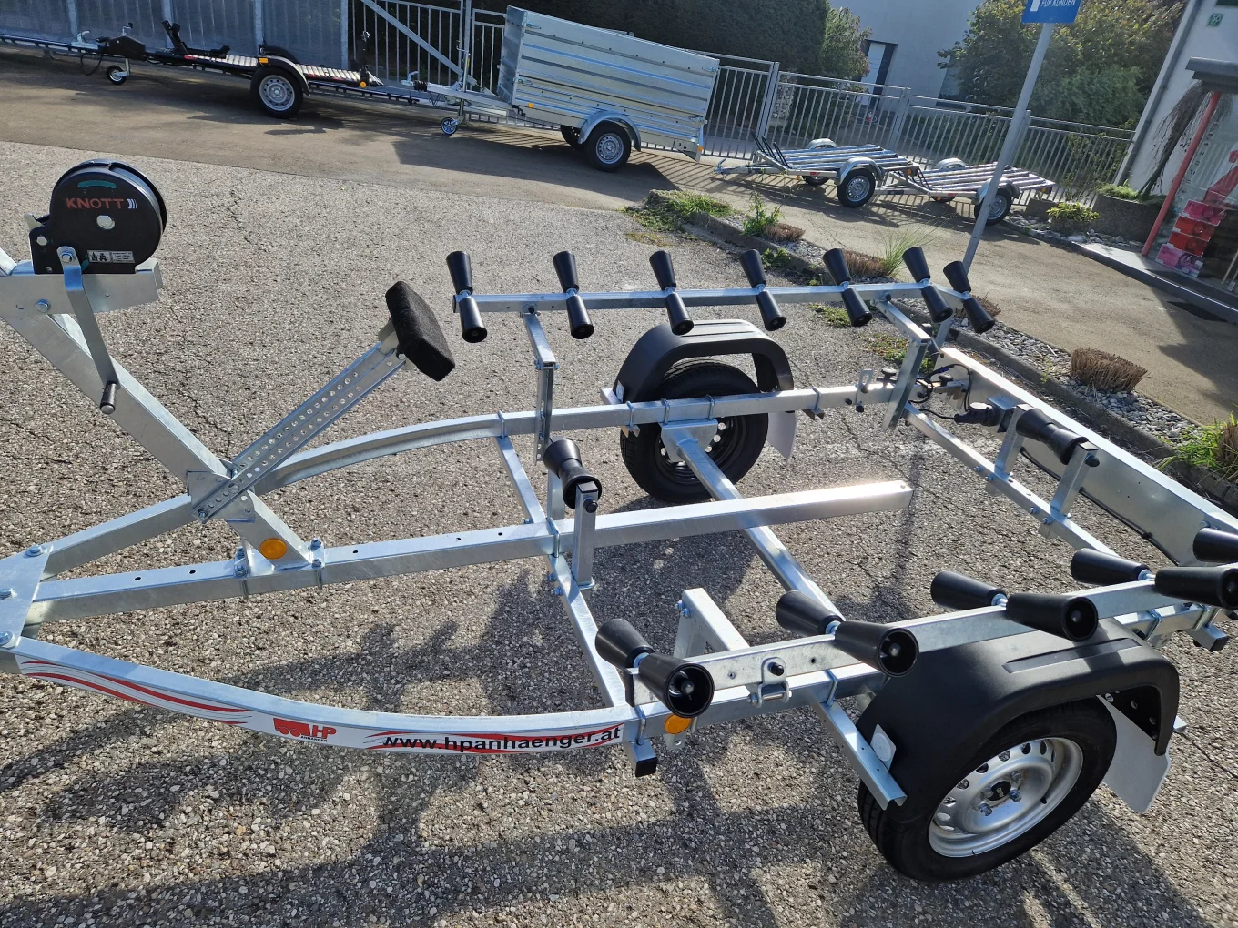 Bootsanhänger, Bootstrailer, PKW-Anhänger HP 500 BA-R für Bootslänge 4500 mm