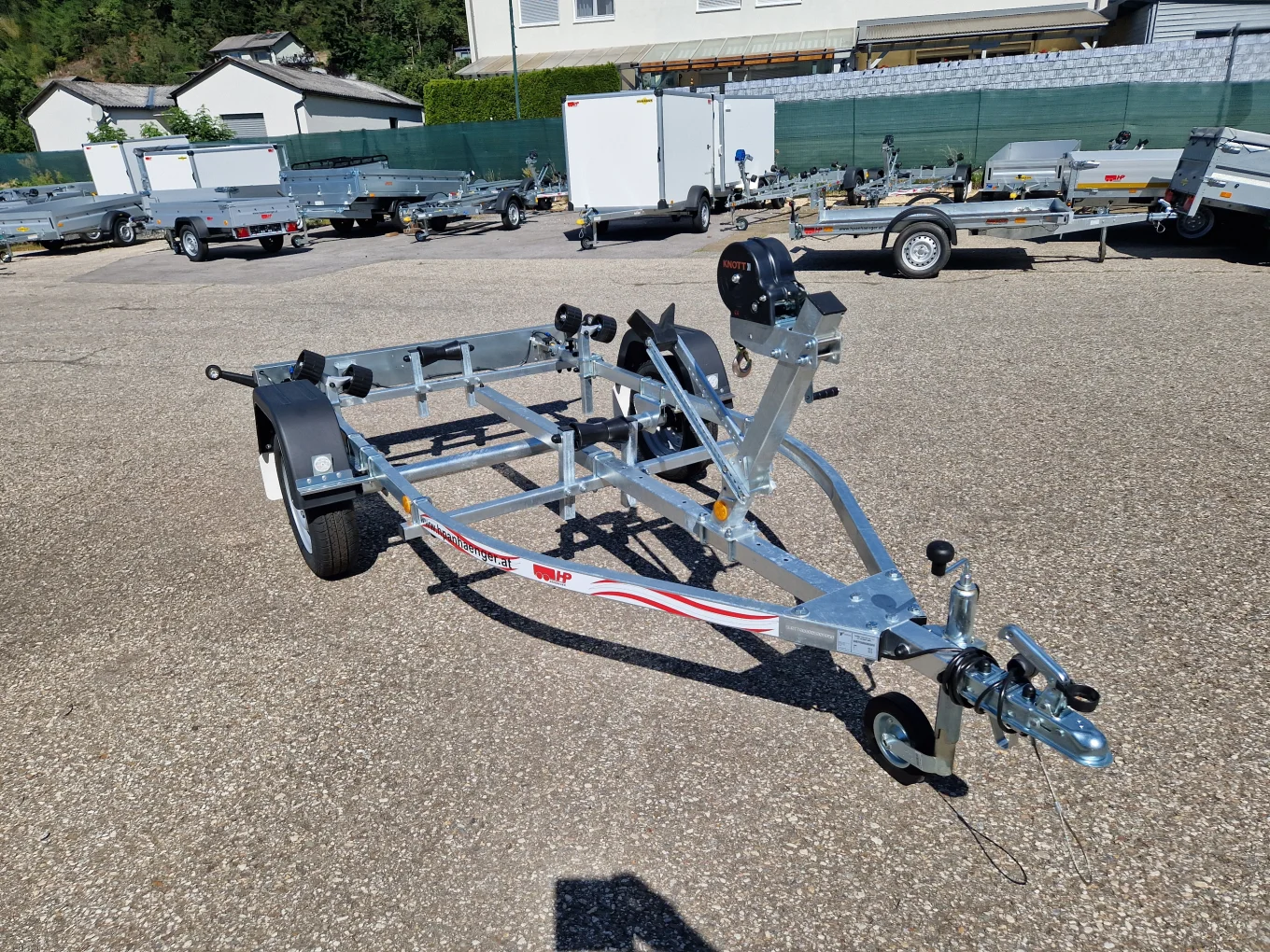Bootsanhänger, Bootstrailer, PKW-Anhänger HP 500 BA-R für Bootslänge 4500 mm