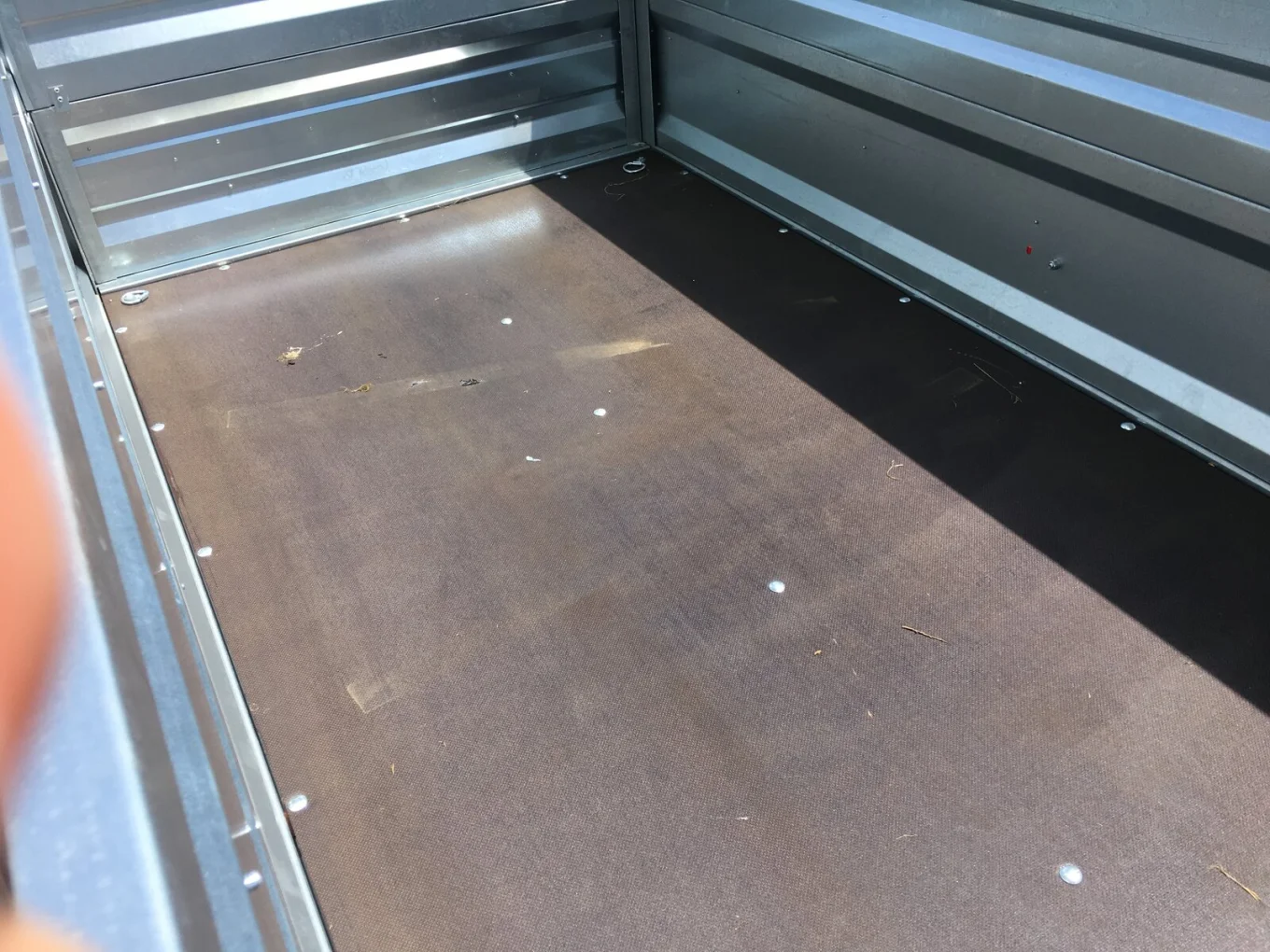 PKW Anhänger, Autoanhänger HP 2615 UA, 2630x1500x800 mm, Aufsatzwände 400 mm, Flachplane, Stützrad