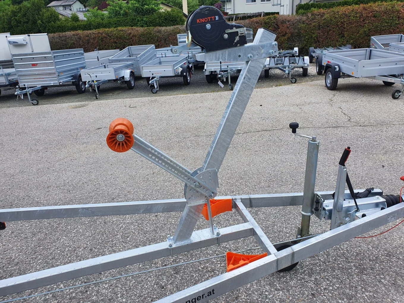 Bootsanhänger, Motorbootanhänger HP 1000 BA-R, 1000 kg gebremst