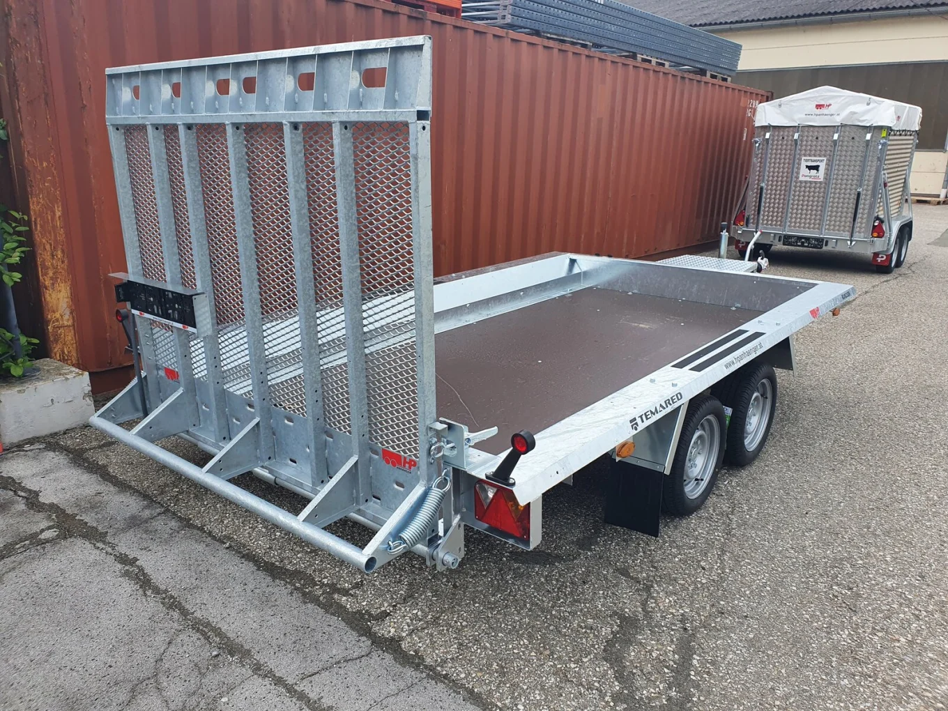 Baumaschinenanhänger, Baggeranhänger, Maschinentransporter HP 353518 T, 3500 kg